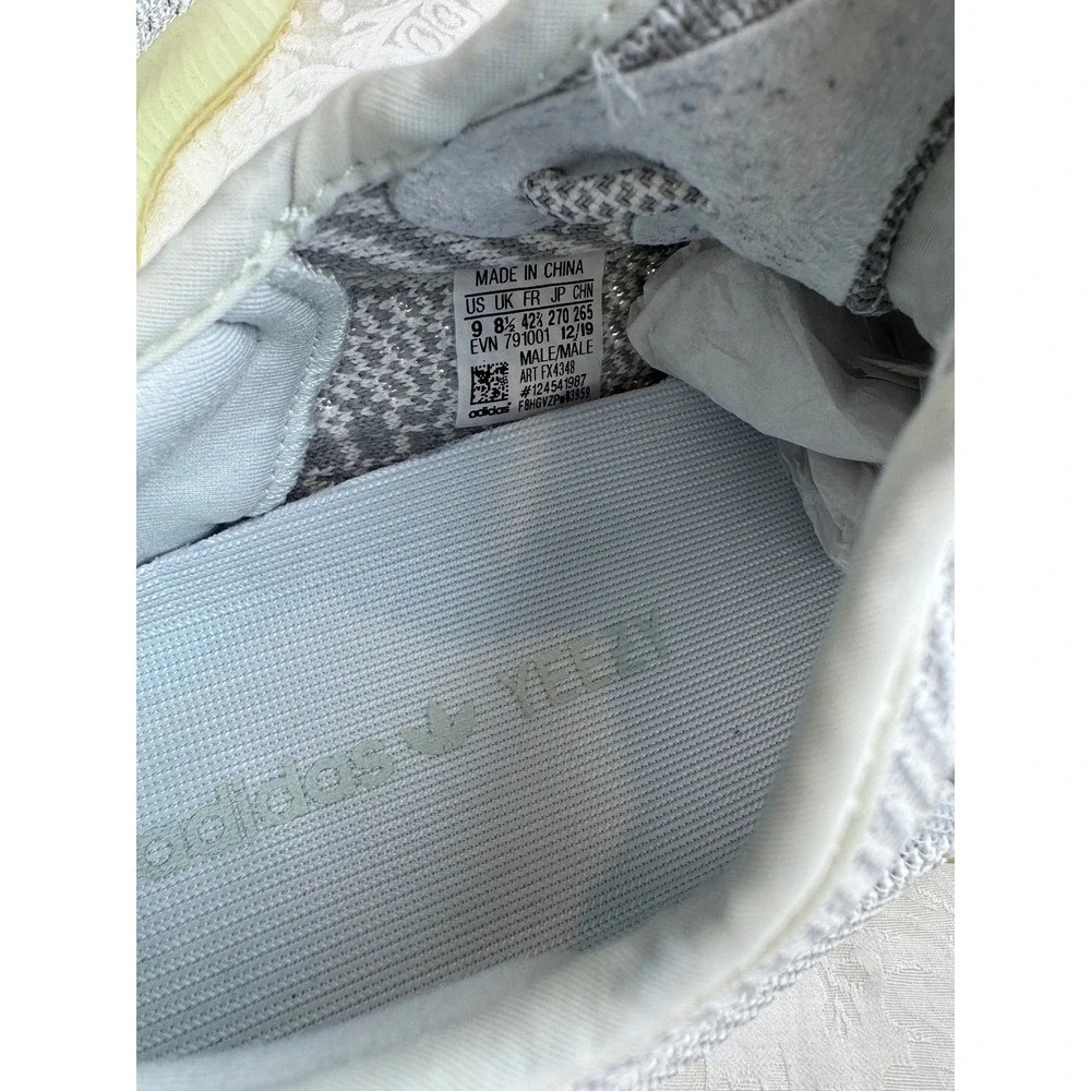 Adidas Yeezy Boost 350 V2 Yeshaya Grey White Sneakers FX4348 Mens 9